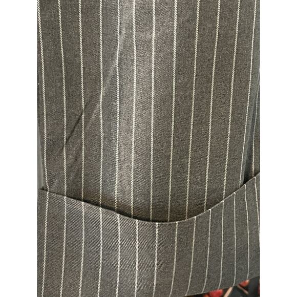 NOT FOR SALE Helsa Pinstripe Cuffed Trousers Pants •• Grey $298 Reformation Fr - Picture 11 of 16